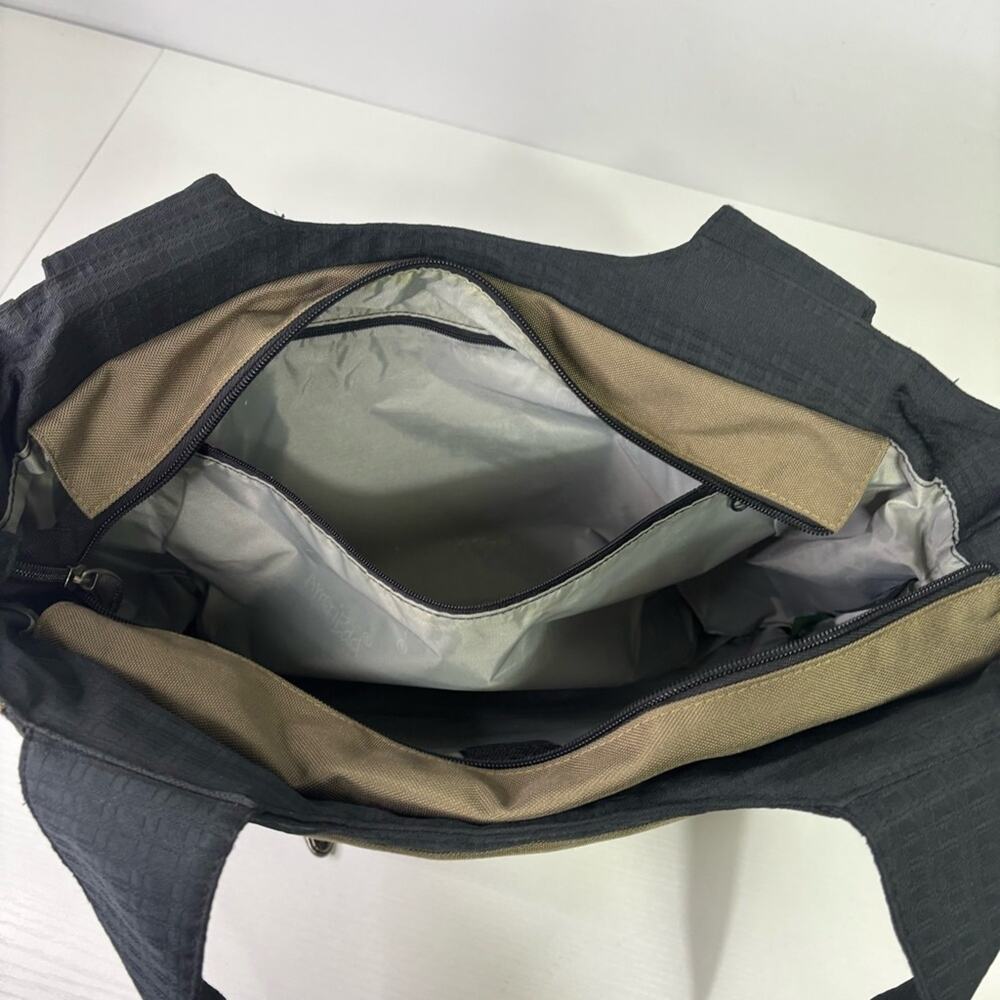 Ameribag Black and Brown Shoulder Bag Bin4 - Picture 3 of 6